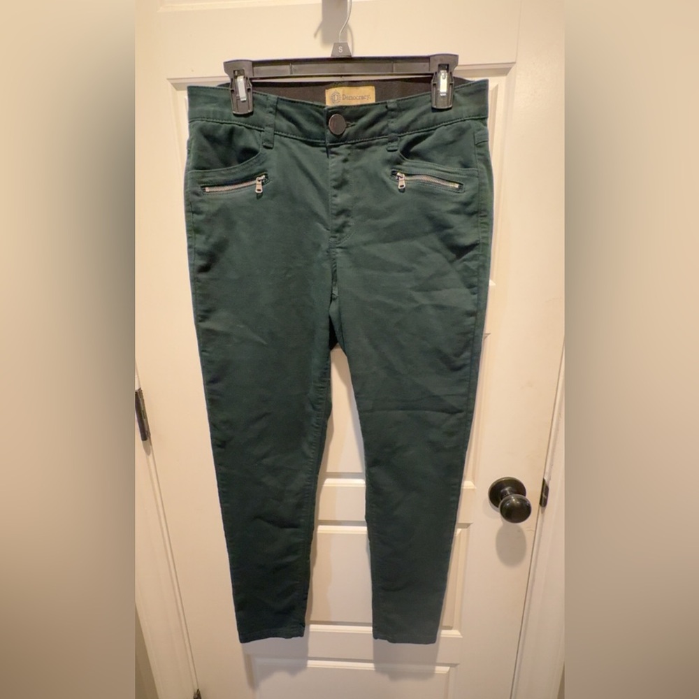 Democracy Women's Dark Green Skinny Jeans